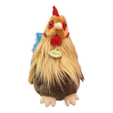 Peluche Gallo AURORA Hipoalergénico 22cm Realista