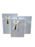 Caja de Regalo El Mundo De Sofia 3pz 29 cm Blanca rectangulo