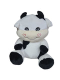 Peluche Vaca Eli # 3 El Mundo de Sofia blanco y negro 66 cm