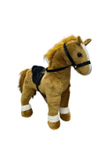 Peluche Caballo Cafe Montura Negra El Mundo De Sofia 45 cm