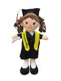 Peluche Niña Graduada CH El Mundo De Sofia Color Negro 40 cm