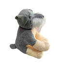 Peluche Perro Rubén  mediano Schnauzer 40cm El Mundo De Sofia