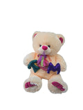 Peluche Oso TQM Mediano Lentejuela El Mundo de Sofia Beige 43cm