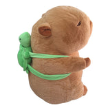 Peluche Capibara Super El Mundo de Sofia café verde 83 cm