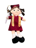 Peluche El Mundo de Sofía Niña Graduada 38cm Roja