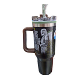 Termo Doble Pared SIGLO XXI Mandalorian Negro 1.2L