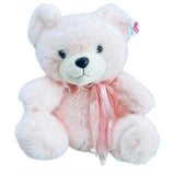Peluche El Mundo De Sofía Rosa Sentado Con Moño Rosa