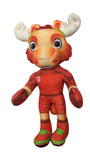 Peluche Maple El mundo de Sofía  Mundial 49cm Rojo Venado