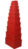 Caja de Regalo El Mundo De Sofia rojo 37.5 cm 10 pz