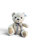 Peluche El Mundo De Sofia Beige Sentado Con Moño Cuadrado