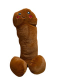 Peluche Pene Mediano El Mundo de Sofia café 70 cm