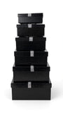 Caja de regalo El Mundo De Sofia 6 pz negro Rectangular