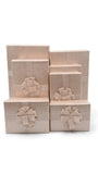 Caja de Regalo El Mundo De Sofia 6pz Rosa Dorado Rectangular