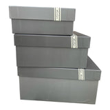 El Mundo de Sofia Set 3 Cajas de Regalo color  Gris