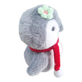 Peluche El Mundo De Sofia Pinguino Gris Con blanco Bufanda