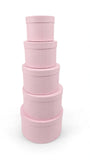 Caja Regalo El Mundo De Sofia Serie 5 PZ rosa redonda