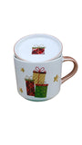 Taza Navideña 3 Regalos Blanca El Mundo De Sofía