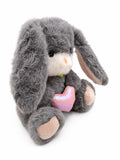 Peluche conejo El Mundo de Sofia 23cm gris corazon