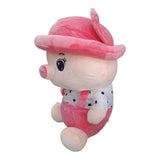 Peluche Puerco El Mundo De Sofia 40cm Rosa Con Sombrero