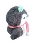 Peluche El Mundo De Sofia Pingüino Negro Con Blanco Bufanda