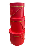 Caja de Regalo El Mundo de Sofia 3 pz 23 cm Rojo bote