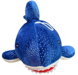 Peluche El Mundo De Sofia Tiburón Azul con Blanco Liso