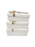 Caja El Mundo De Sofia serie 3 pz caja regalo beige