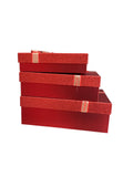 Caja de Regalo El Mundo de Sofia Serie 3 pz Rojo brillo