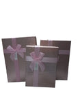 Caja El Mundo de Sofia Serie 3pz Regalo rosa Dorado Rectangu