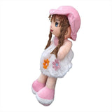 Peluche El Mundo de Sofia Muñeca con Flores 36cm rosa