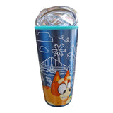 Termo Bluey  Siglo XXI Doble Pared Azul 500 ml