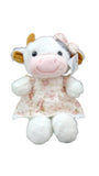 Peluche Vaca Vestido El Mundo De Sofía 20 cm Sentada