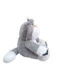 Peluche Gato Lucifer # 1 El Mundo de Sofia gris 35 cm