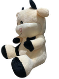 Peluche Vaca Eli # 4 El Mundo de Sofia beige y negro 100 cm