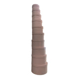 Caja El Mundo de Sofia 10 pz regalo rosa 28 redonda