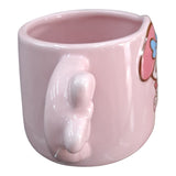 Taza De Porcelana  Siglo XXI Melody rosa 473 ml