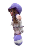 Muñeca El Mundo de Sofia Peluche Morada 32cm con  lentejuela