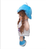 Muñeca Peluche El Mundo de Sofia con Flores Azul 44cm #2