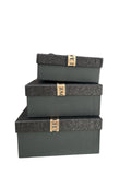 Caja de Regalo El Mundo de Sofia 3 pz Negro brillo