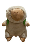 Peluche Capibara Gigante El Mundo de Sofia café verde 58 cm