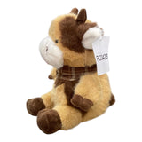 Peluche Vaca El Mundo De Sofia con Paliacate cafe 22cm