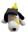 Peluche Snoopy Echado Graduado #1 15cm con Pollo