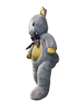 Peluche Gato Sofia Gris Dorado Moño 65cm