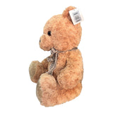 Peluche El Mundo De Sofia Chocolate Sentado Con Moño Cuadrad