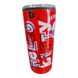 Termo Acero Doble Pared Hello Kitty 500 ML Rojo Con Tapa