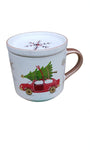Taza de Porcelana Carro Rojo El Mundo De Sofía