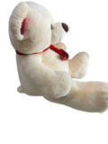 Peluche Oso Tedy Super El Mundo de Sofia Beige Rojo 120cm