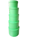 Caja De Regalo El Mundo De Sofia Verde 5 Piezas redondo