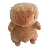 Peluche Capibara Super El Mundo de Sofia café verde 83 cm
