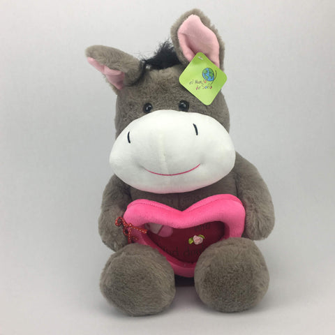 Peluche de burro mayoreo modelo 16BX272 - El Mundo de Sofia